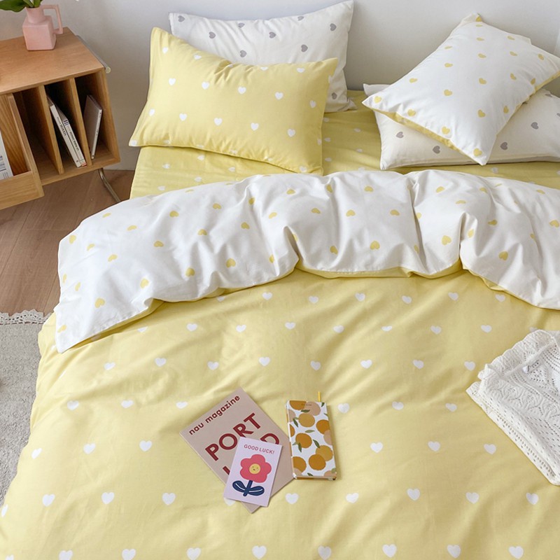 Bộ Chăn Ga Gối Cotton Poly ETAMI BEDDING Drap Giường 5 món nhiều size Ra Nệm M4 M6 M8 họa tiết dễ thương