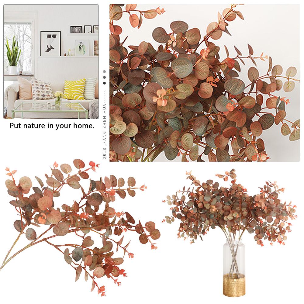 KUNHEV Nhánh Cây Bạch Đàn Giả Bằng Lụa Kích Thước 70cm Trang Trí Nhà Cửa / Tiệc Tùng /