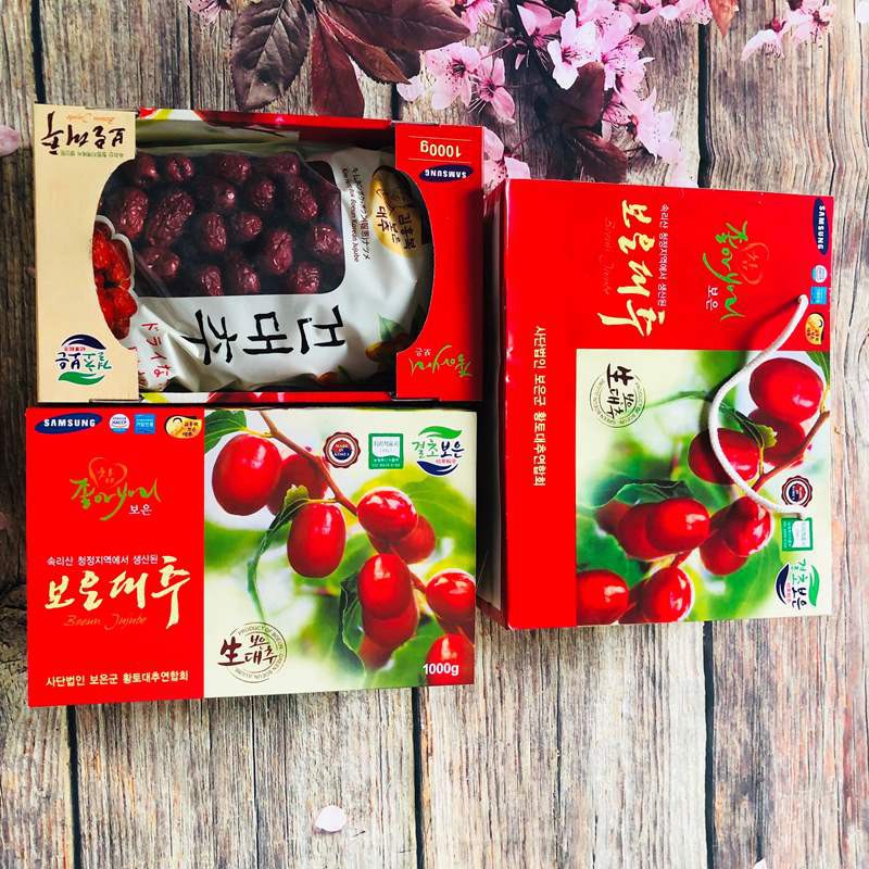 TÁO ĐỎ HÀN QUỐC - LOẠI 1 TRÁI TO (HỘP 1KG)- DATE:2023