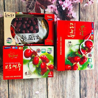 TÁO ĐỎ HÀN QUỐC BOEUN JUJUBE HỘP 1 KG TỐT CHO SỨC KHỎE- [DATE MỚI]