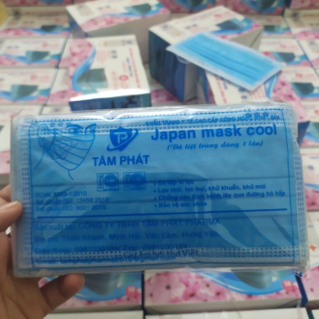 Khẩu trang y tế Tâm Phát 4 lớp kháng khuẩn