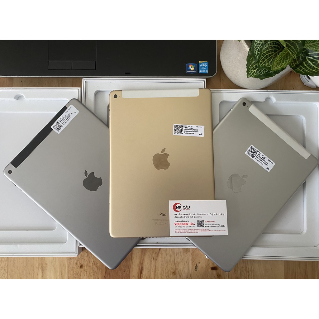 Máy tính bảng Apple IPAD AIR 2 (Bản 4G + WIFI Máy Zin Ram 2G Chip A8X mạnh mẽ Cảm biến vân tay thiết kế sang trọng | BigBuy360 - bigbuy360.vn