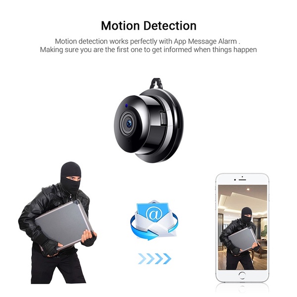 Camera IP không dây HD 1080P V380 mới Camera quan sát mạng Pan Tilt Camera quan sát mạng IR Tầm nhìn ban đêm An ninh gia đình | BigBuy360 - bigbuy360.vn