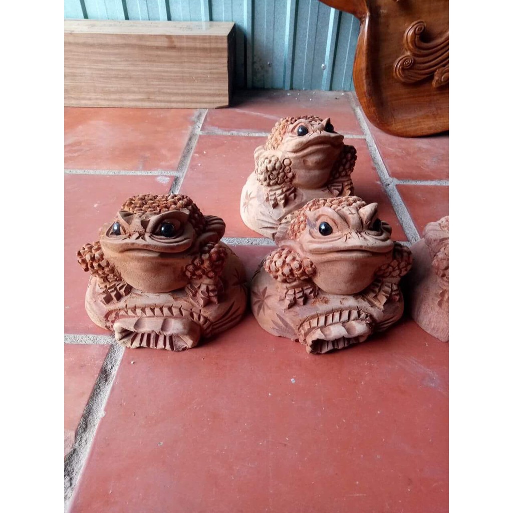 cóc xá xị bằng gỗ