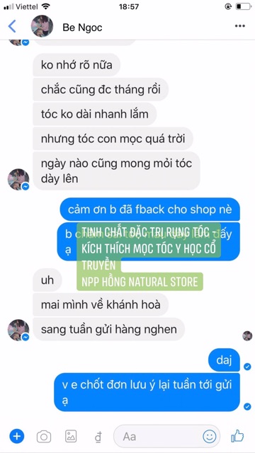 Thảo dược mọc tóc 9 vị cô đặc, trị rụng tóc, kích thích tóc mọc nhanh sau 7 ngày