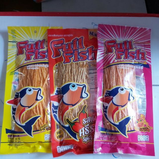 [MÓN ĂN VẶT YÊU THÍCH]Cá khô sợi Full Fish 70g Thái lan 7 vị