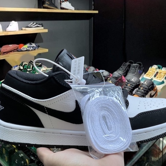 Giày thể thao sneaker Air Jordan 1 Low JD da lộn thấp  đen full  box | BigBuy360 - bigbuy360.vn