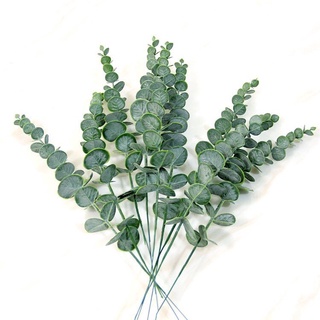 1 Nhánh Cây Bạch Đàn Nhân Tạo Trang Trí Nội Thất, Decor Chụp Ảnh, Bàn Tiệc
