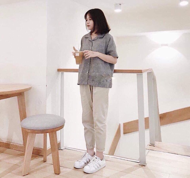 ( RẺ VÔ ĐỊCH ) quần basic pants kaki unisex