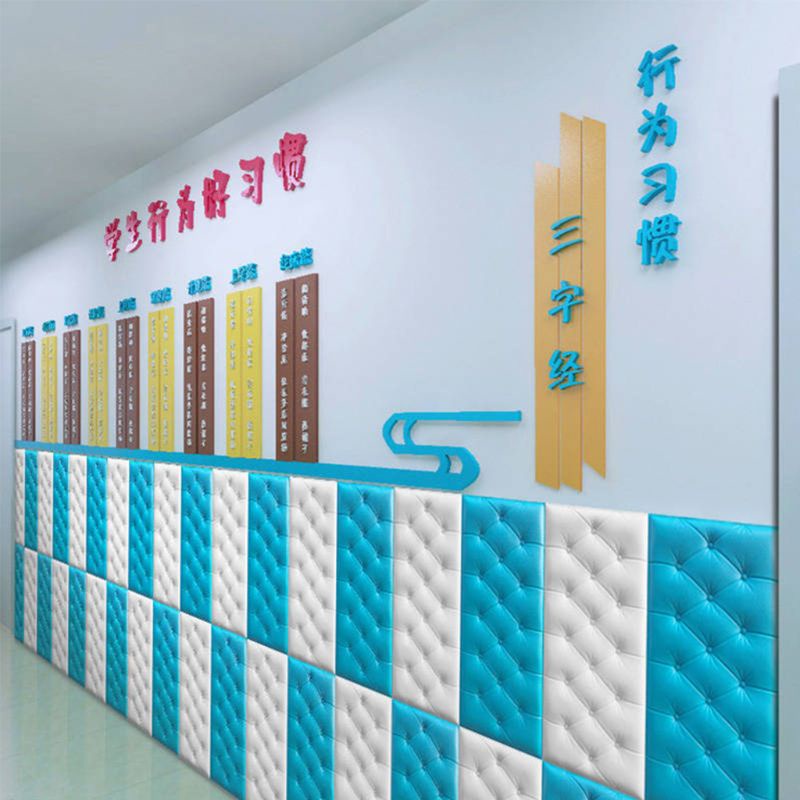 Set 2 Tấm Xốp PE Dán Tường Giả Gạch 3D Trang Trí DIY