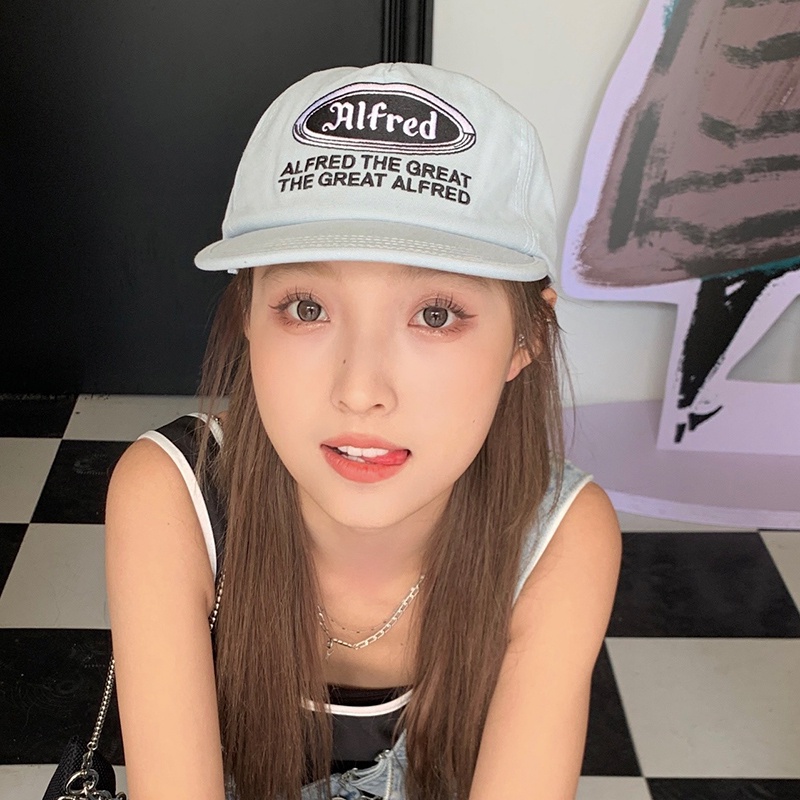 Nón Lưỡi Trai Thêu Họa Tiết Màu Sắc Phong Cách Hip Hop Hàn Quốc Thời Trang Mùa Hè Cho Nam Và Nữ