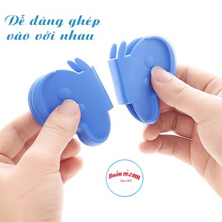 Set 2 lót nhấc nồi silicon hình bướm – Cặp lót tay nhấc nồi cách nhiệt br00364