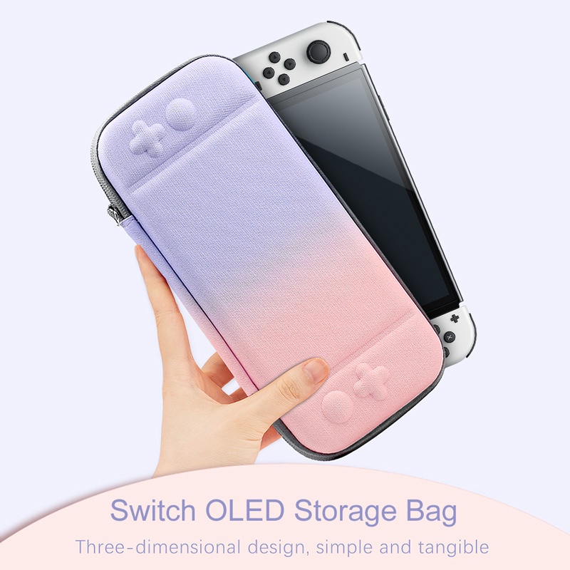 Bộ phụ kiện vỏ bọc silicon PC cứng tùy chọn cho tay cầm chơi game Nintendo Switch OLED