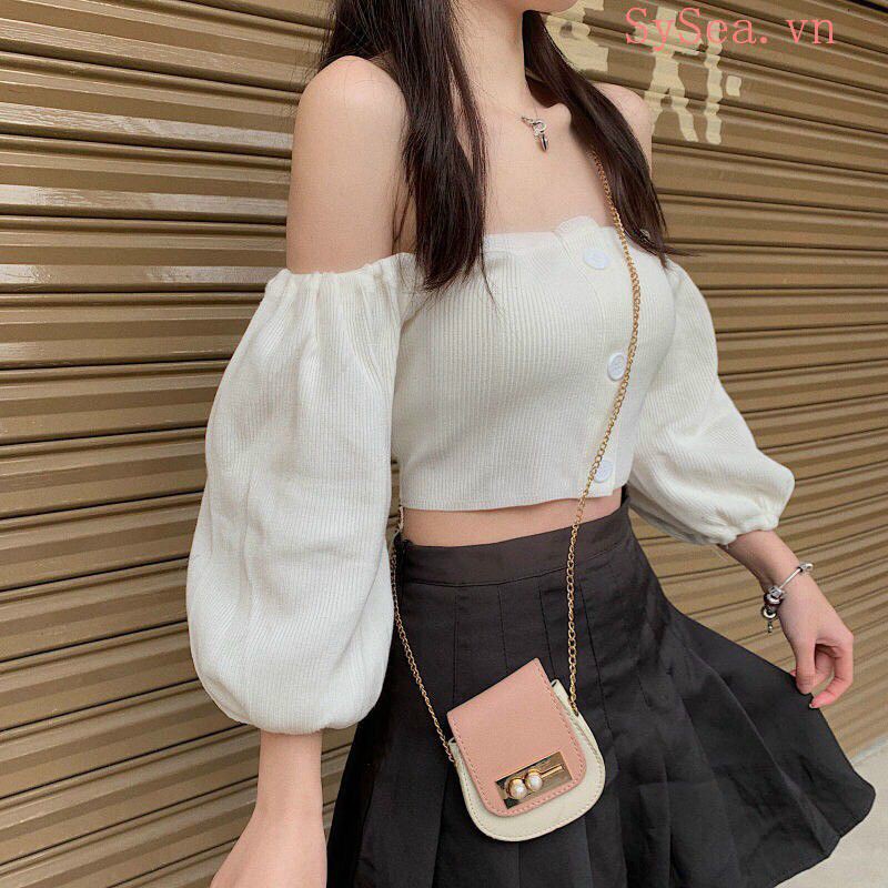 ÁO SKALA LINE TOP 2 KIỂU TRỄ VAI PIPY STORE C11-2 2 MÀU