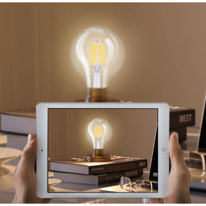 Bộ 3 bóng đèn Led Edison G80 6W đui E27.