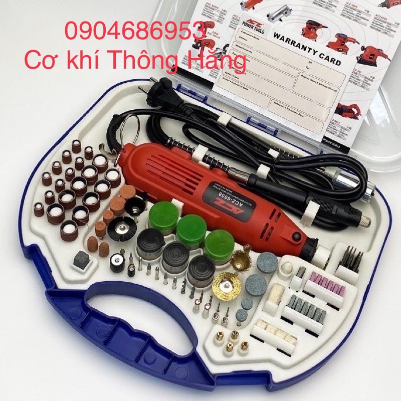 Máy khoan,mài, cắt mini đa năng chính hãng ACZ Công suất 180W, 6 tốc độ.