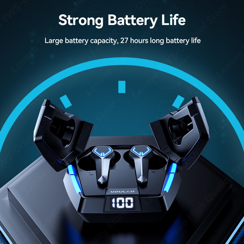 Voulao GM1 Tai Nghe Chơi Game TWS Bluetooth 5.3 Có Mic Âm Thanh 9D Chuyên Nghiệp