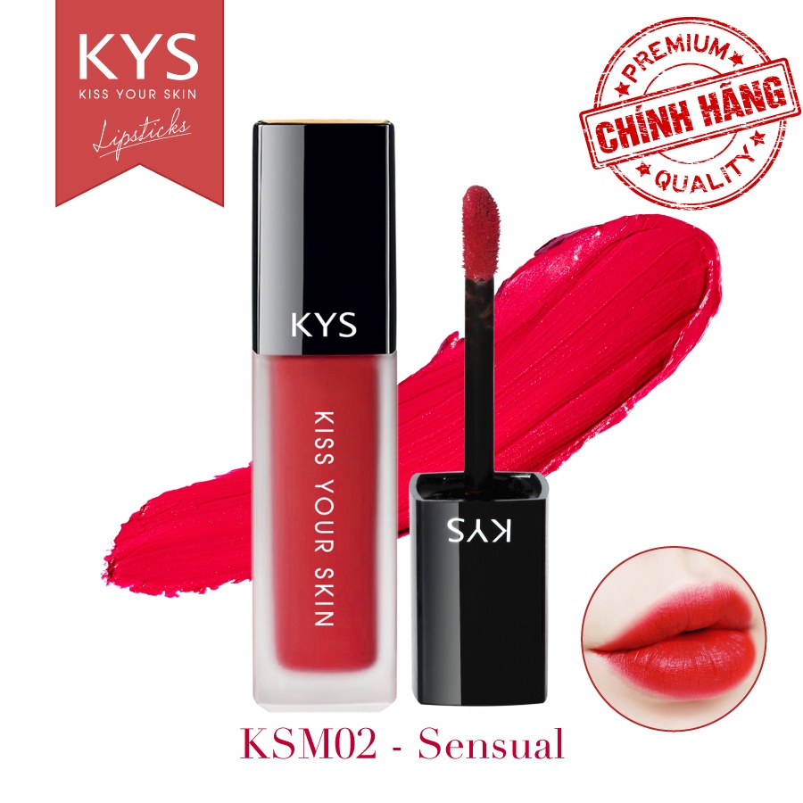 Son kem lì Chocolate KYS lâu trôi mềm môi  4gr