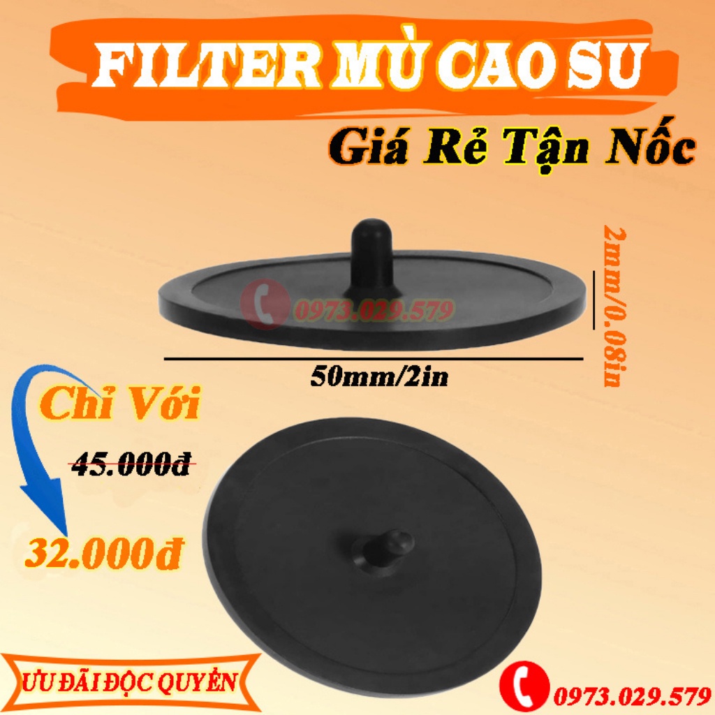 Phin Mù Cao Su Vệ Sinh Máy Pha Cà Phê, Filter Mù Cao Su - Phụ Kiện & Linh Kiện Máy Pha Cafe