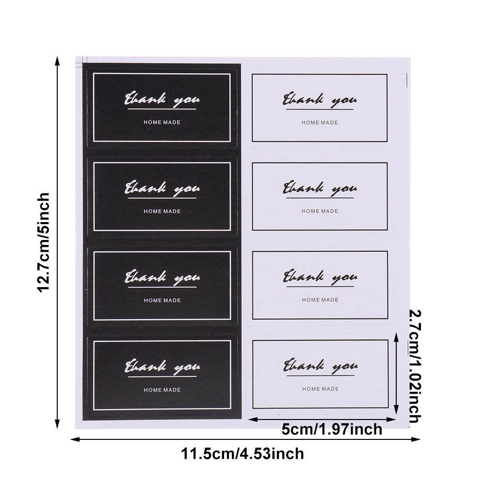 Tem giấy chữ 'Thank you'  ĐỦ LOẠI NHIỀU SIZE- MẪU ĐẸP.