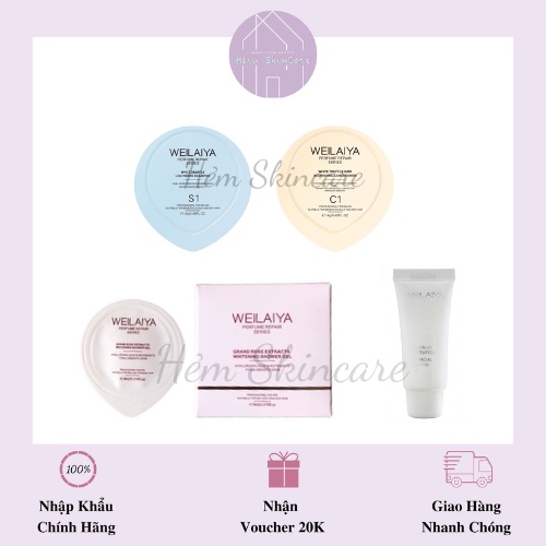 Weilaiya Sample - Mẫu Dùng Thử Mini Tắm Gội
