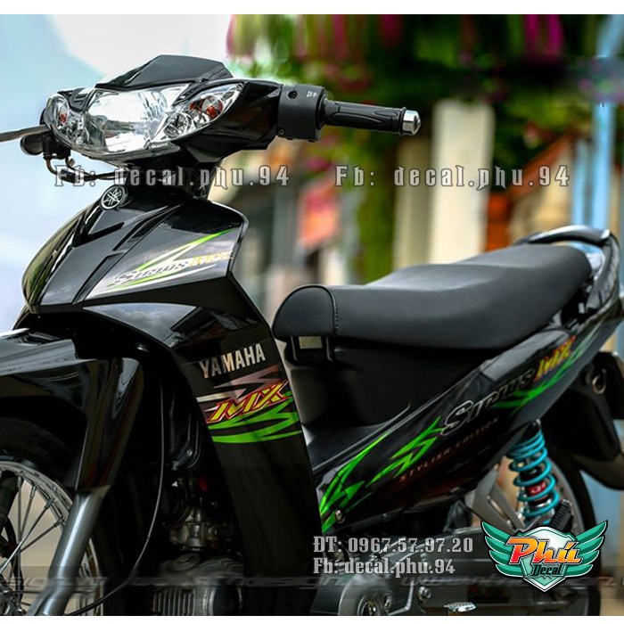 Tem rời Sirius MX đen chỉ xanh (V)
