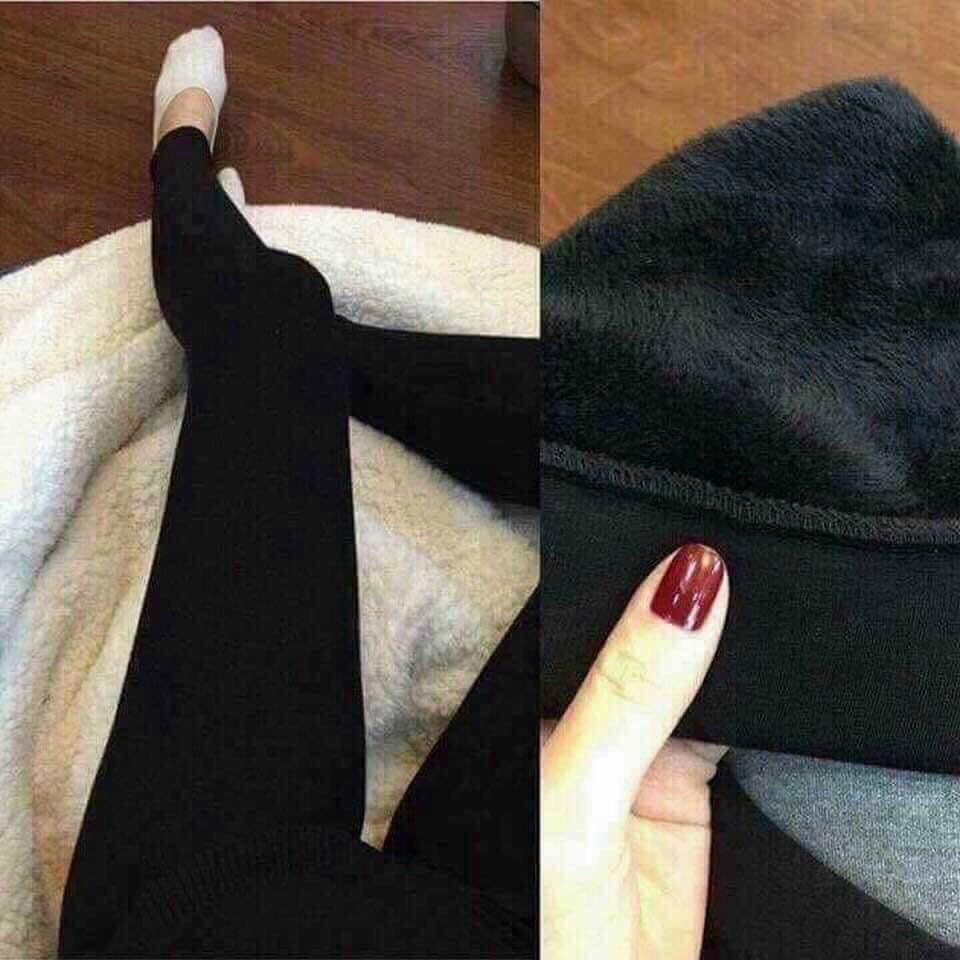 Bán sỉ quần legging trơn lót lông cho nữ x