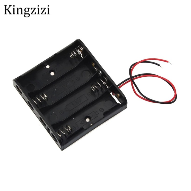Hộp Đựng Pin Aa Với 4 Ngăn
