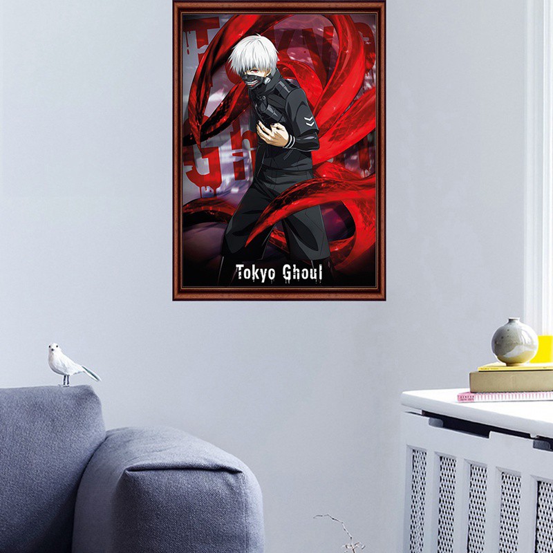 Tranh treo poster hoạt hình anime Nhật Bản Tokyo Ghoul