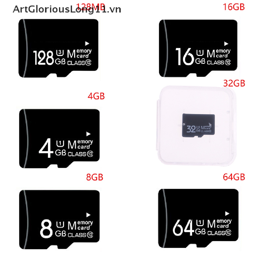 Thẻ Nhớ Micro TF SD 128MB 4GB 8MB 16MB 32MB 64MB Chuyên Dụng Cho Điện Thoại