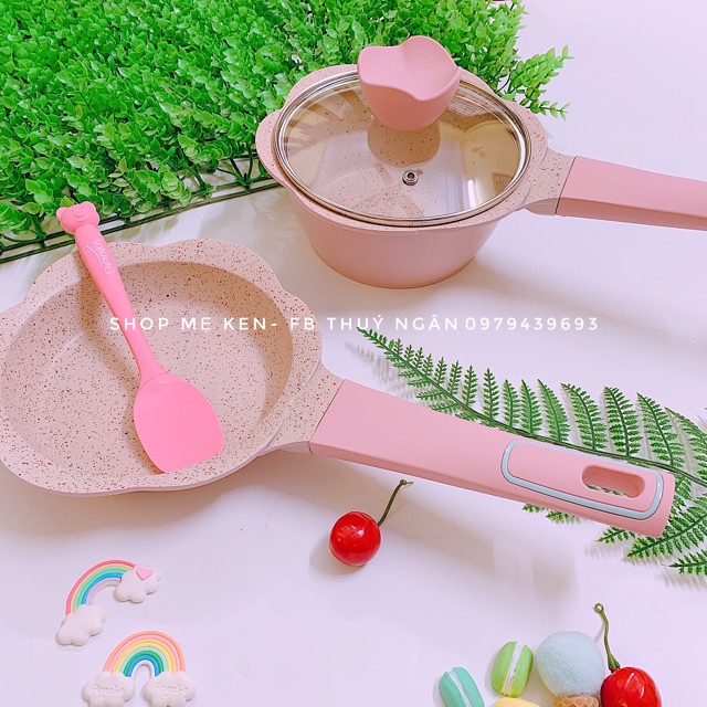 Set nồi chảo đá cao cấp DIDINIKA nấu đồ ăn cho bé