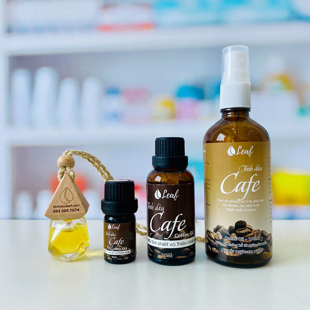 Tinh dầu Cafe nguyên chất, xịt phòng Leaf House