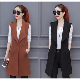 ❣️freeship❣️ áo vest form dài sang trọng