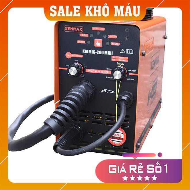 Máy Hàn Mig Không Dùng Khí Kenmax Mig 200 Mini Cuộn Dây 1kg + TẶNG KÈM 2 CUỘN DÂY