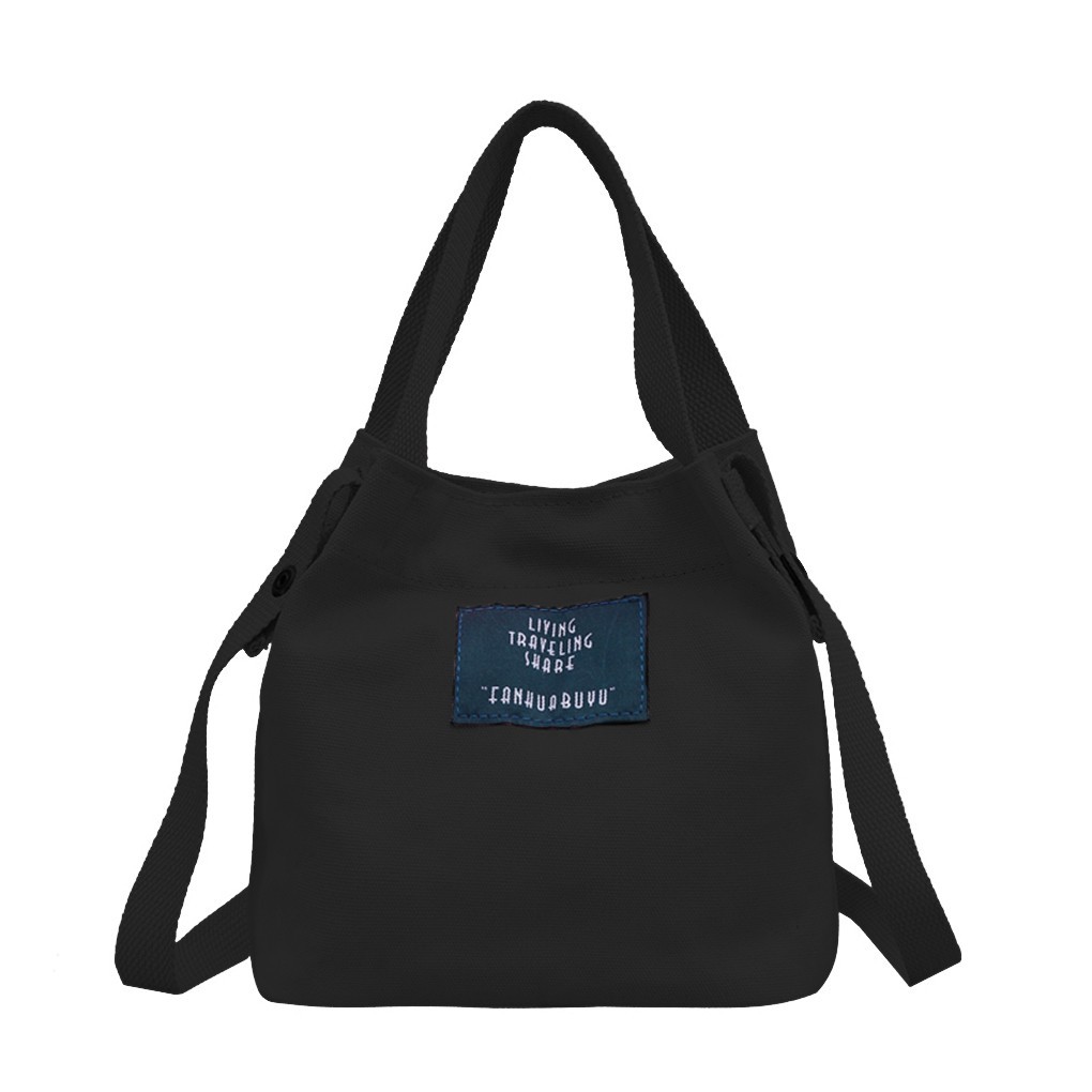 Túi vải nữ mini đeo vai với màu kẹo