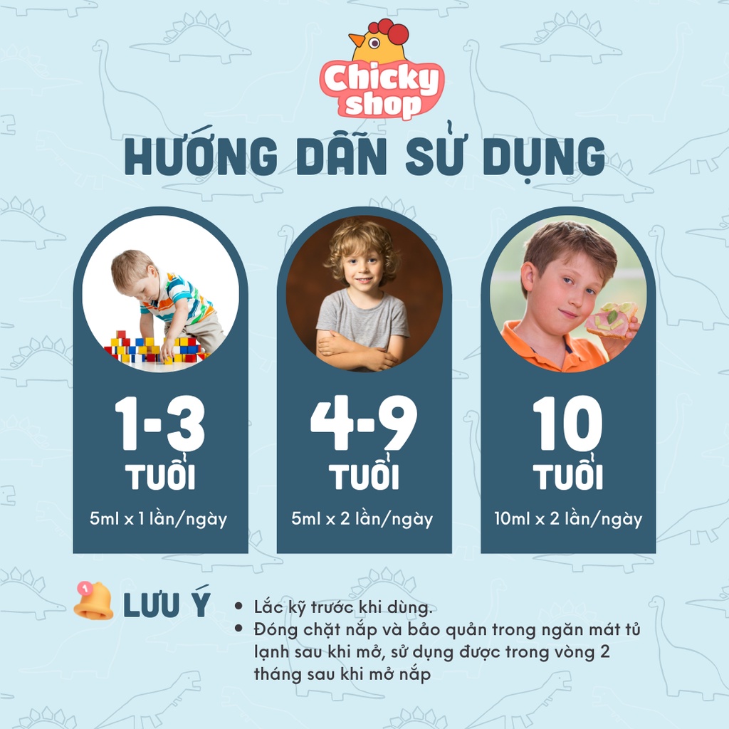 Vitamin D3K2MK7 cho bé BoneDK Calxi dạng siro 180ml