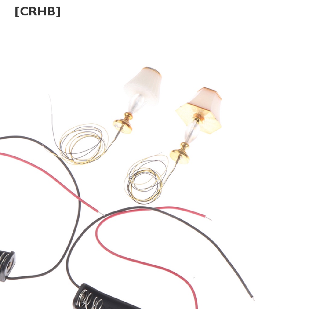[CRHB] Đèn Bàn Mini Ánh Sáng Ấm Có Hộp Pin Trang Trí Nhà Búp Bê Bán Chạy