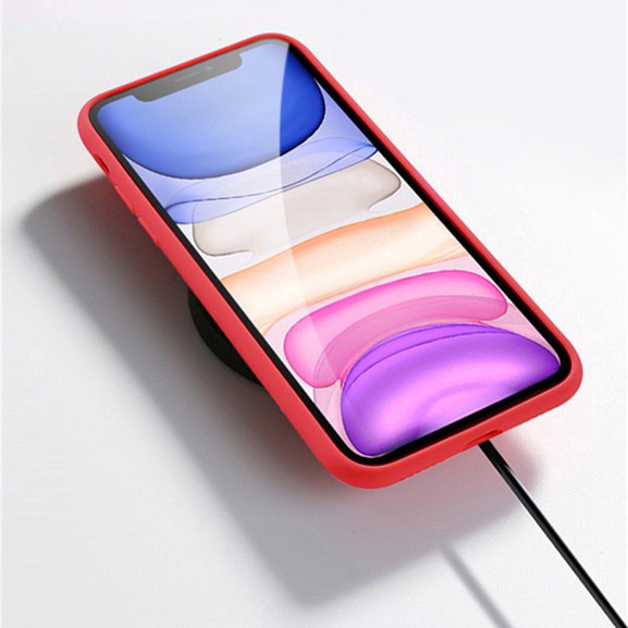 Ốp điện thoại silicon dẻo màu trơn bảo vệ Camera cho iPhone 6s 7 8 plus 11 pro max XR XS max