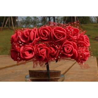 <TP>Chùm hoa cài tóc lẻ dành cho cô dâu