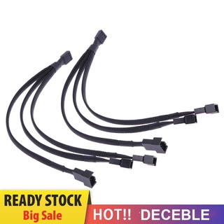 Dây Cáp Quạt 4 Pin Pwm 1 Đến 3 Chiều Màu Đen Chuyên Dụng