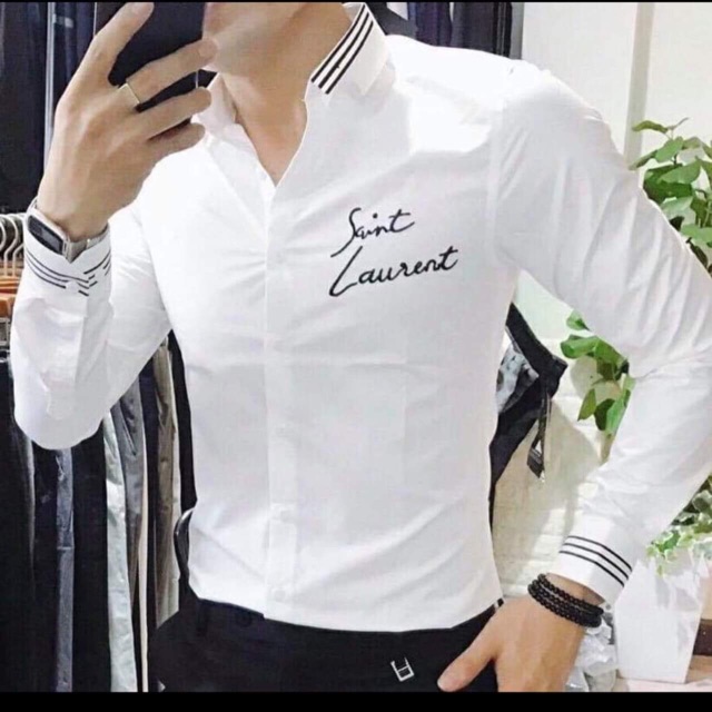 [SALE OFF SIÊU BÃO] Áo sơ mi nam thời trang cao cấp Saint Laurent