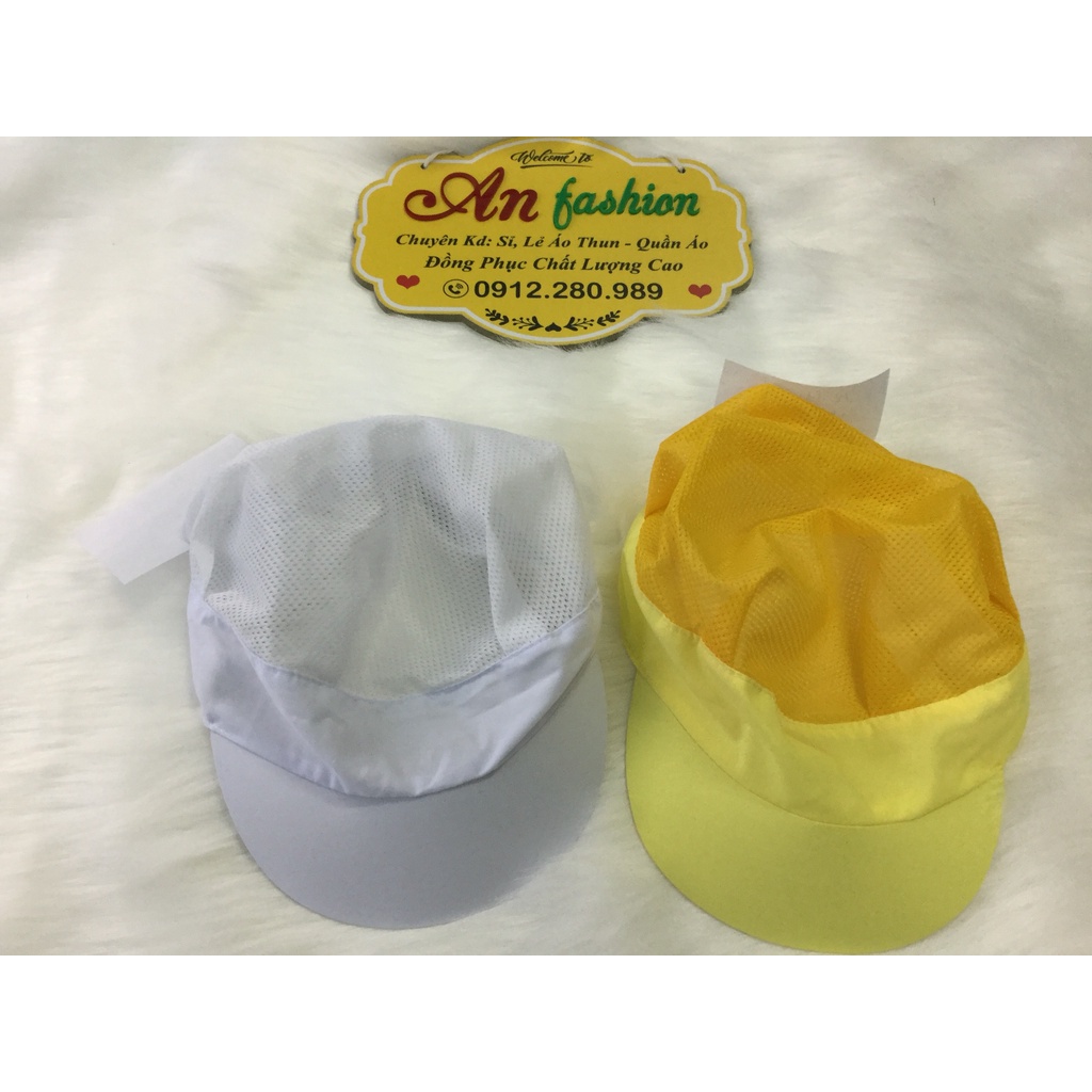 NÓN LƯỠI TRAI THỦY SẢN VẢI SILK PHỐI LƯỚI