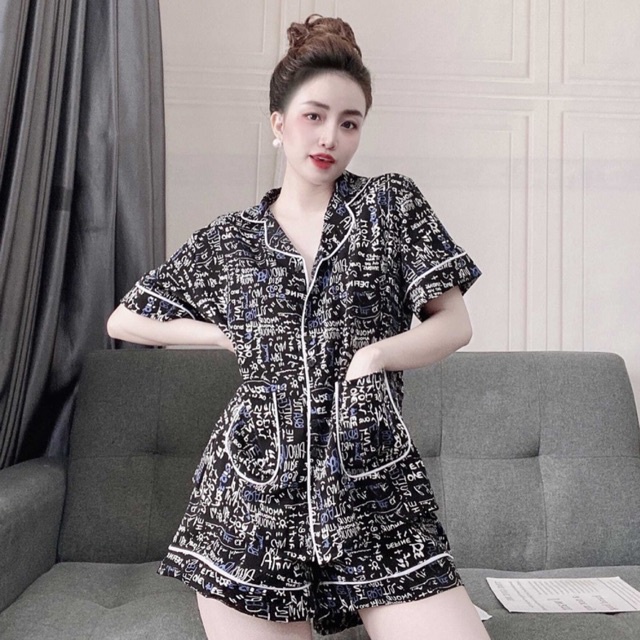 Đồ Bộ Pyjama Bigsize Đùi Lụa Mango 50-110kg Mặc Nhà Thoải Mái | BigBuy360 - bigbuy360.vn