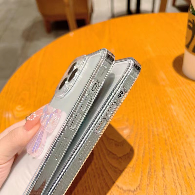 Ốp Điện Thoại Trong Suốt Hình Bướm 3D Cho Xiaomi Redmi 10C 10 Note 11 11S 10 10S Poco M3 X3 M4 Pro F4 GT 11T
