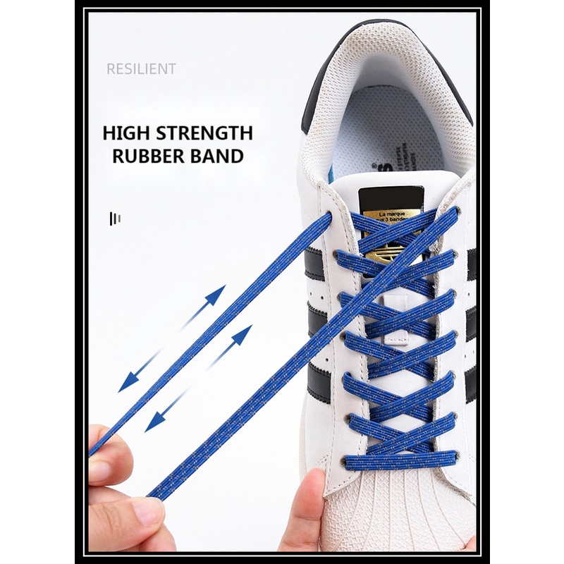 1 Cặp Dây Giày Có Từ Tính Phản Quang Thông Dụng Cho Trẻ Em Và Người Lớn