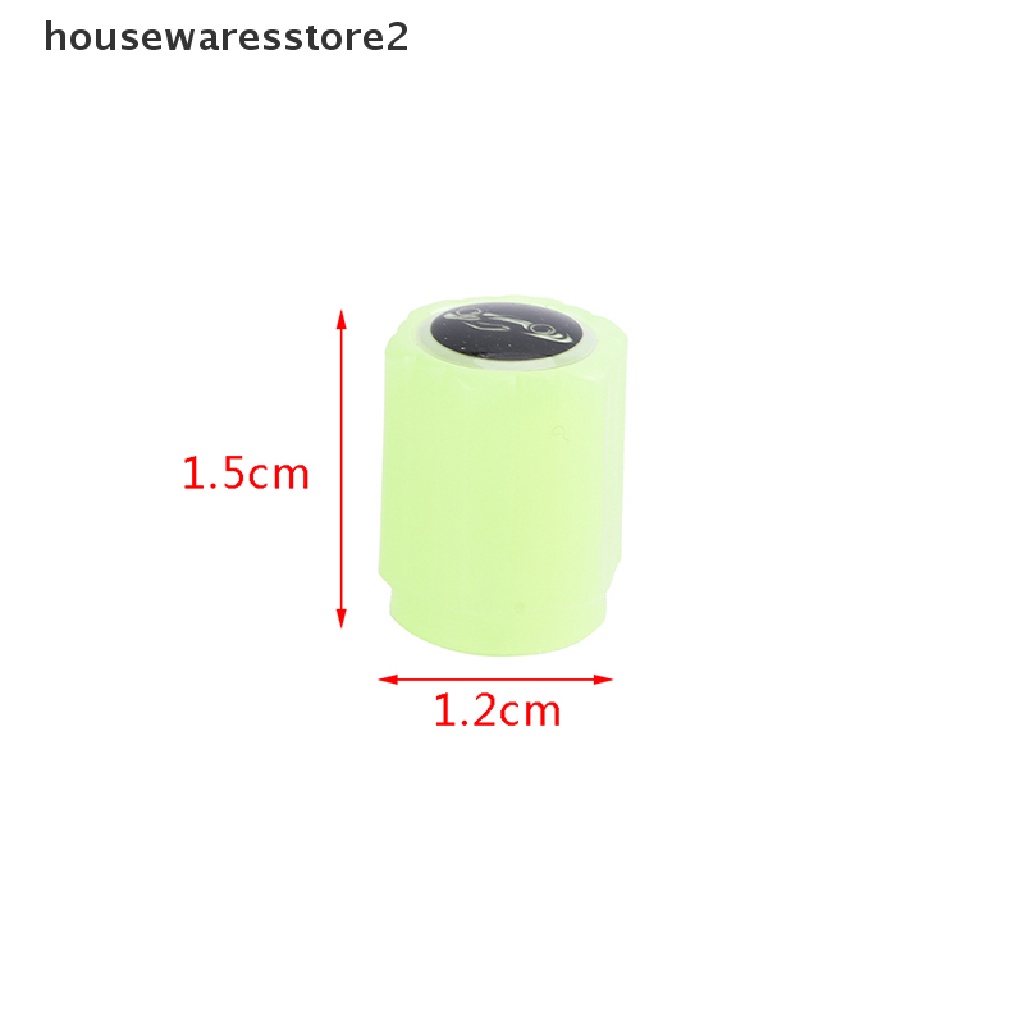 [Housewarestore2] Nắp Van Bánh Xe Hơi / Xe Máy Phản Quang Chống Bụi Thông Dụng