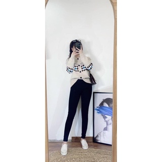 Quần lenging Uni đen co giãn 4 chiều