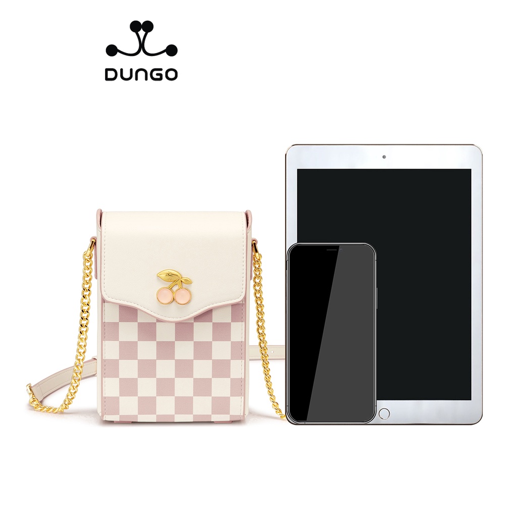 Túi Điện Thoại JUST STAR Cherry Caro Xanh Lá/ Hồng JU172865