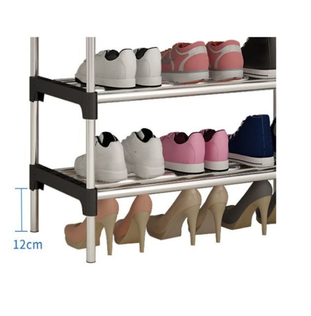 [Giá sỉ] Kệ giày dép khung inox 5 tầng bền đẹp