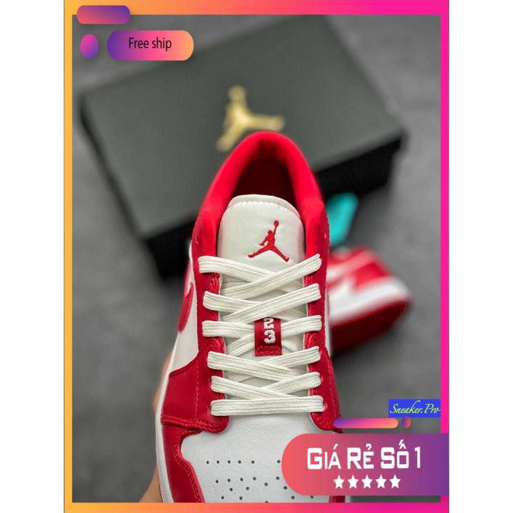 (FULL BOX + QUÀ TẶNG) Giày thể thao Air Jordan 1 Low Gym Red White thấp cổ siêu đẹp dành cho nam và nữ | BigBuy360 - bigbuy360.vn